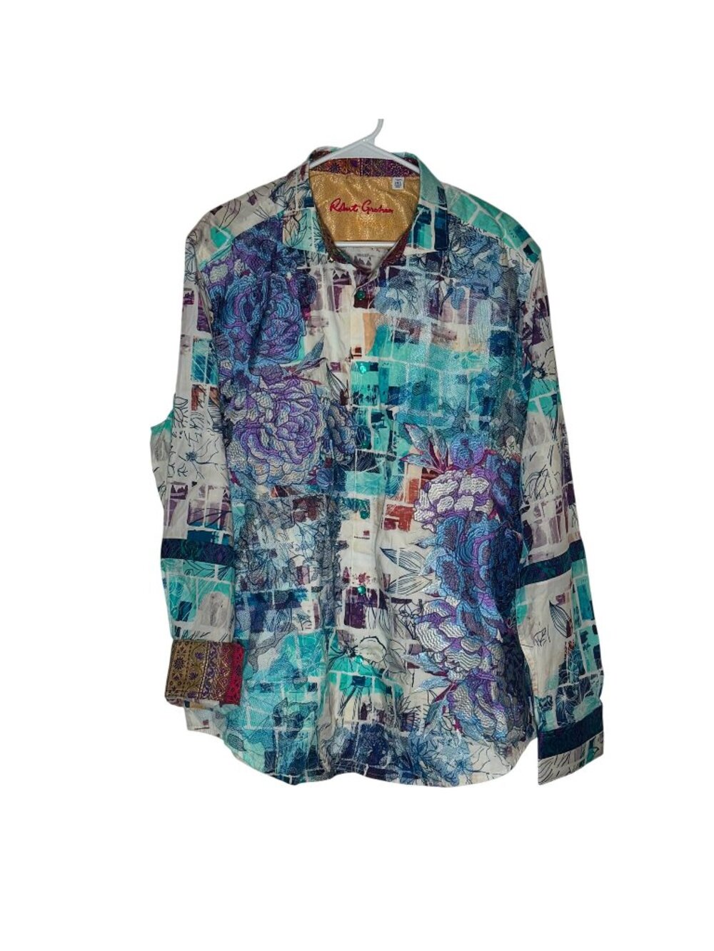 Robert Graham Limited Edition Motostaligia Embroidered Shirt Size 2XL NWOT
